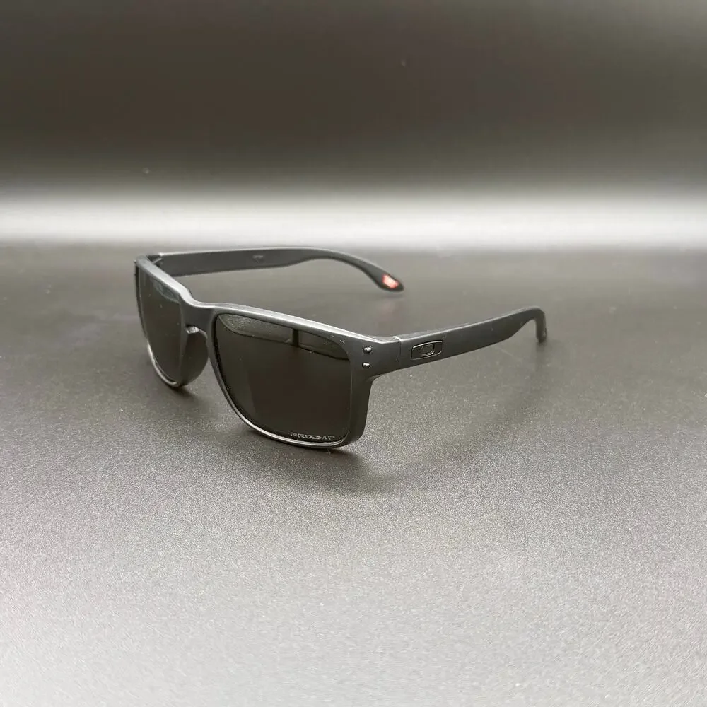 Oakley Holbrook OO9102 Matte Black Prizm Black Polarized Sunglasses 57mm USA